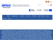 Tablet Screenshot of mpwik-piekary.pl